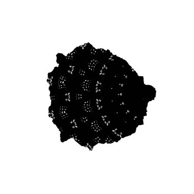 siyah ve beyaz soyut geometrik şekil. tasarım elemanı. vektör illüstrasyonu 