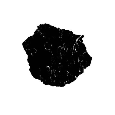 Beyaz arka planda siyah nokta. grunge soyut el boyaması ögesi 