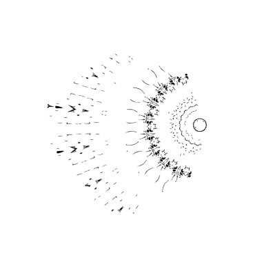 vektör soyut geometrik şekil. tasarım ögesi.