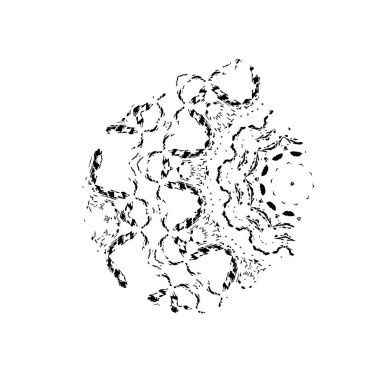 vektör tek renkli fırça darbesi dokusu