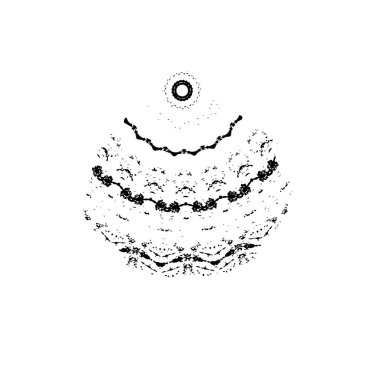  beyaz arkaplanda mürekkep fırçası darbesi
