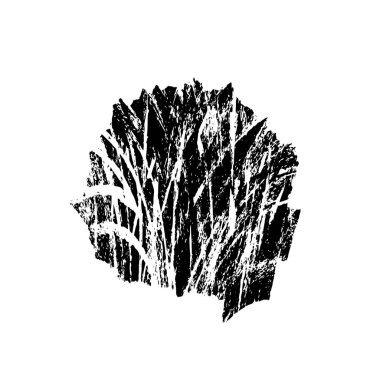  beyaz arkaplanda mürekkep fırçası darbesi