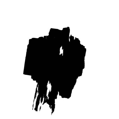  beyaz arkaplanda mürekkep fırçası darbesi