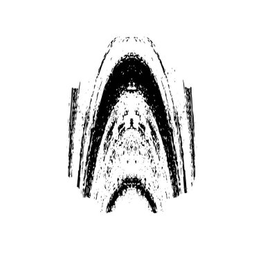  beyaz arkaplanda mürekkep fırçası darbesi