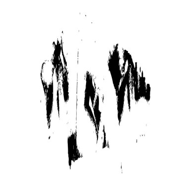  beyaz arkaplanda mürekkep fırçası darbesi