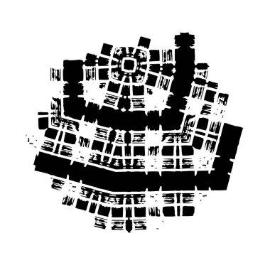  beyaz arkaplanda mürekkep fırçası darbesi