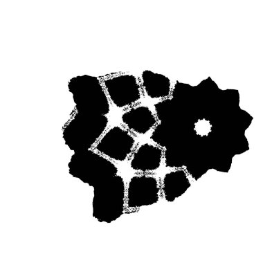  beyaz arkaplanda mürekkep fırçası darbesi