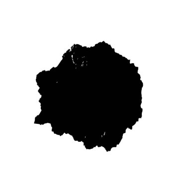  beyaz arkaplanda mürekkep fırçası darbesi