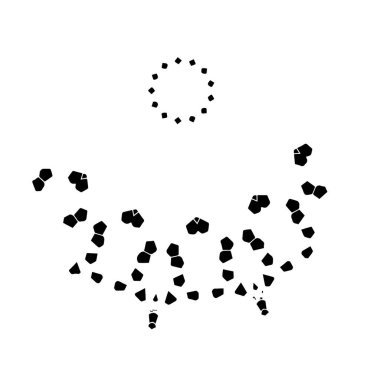  beyaz arkaplanda mürekkep fırçası darbesi