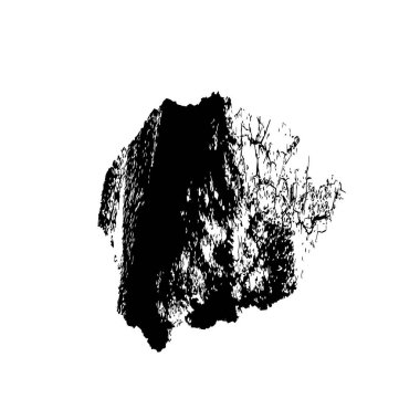  beyaz arkaplanda mürekkep fırçası darbesi