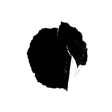  beyaz arkaplanda mürekkep fırçası darbesi