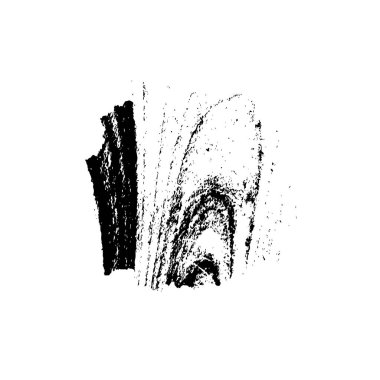  beyaz arkaplanda mürekkep fırçası darbesi