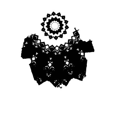  beyaz arkaplanda mürekkep fırçası darbesi