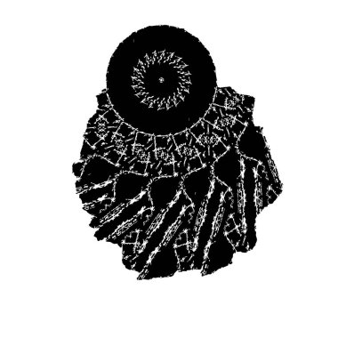  beyaz arkaplanda mürekkep fırçası darbesi