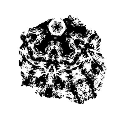  beyaz arkaplanda mürekkep fırçası darbesi