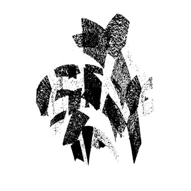  beyaz arkaplanda mürekkep fırçası darbesi