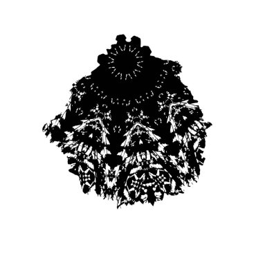  beyaz arkaplanda mürekkep fırçası darbesi