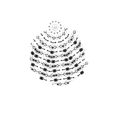  beyaz arkaplanda mürekkep fırçası darbesi