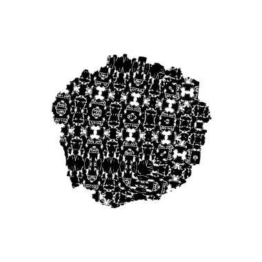  beyaz arkaplanda mürekkep fırçası darbesi