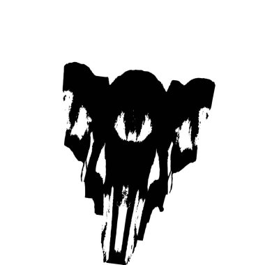  beyaz arkaplanda mürekkep fırçası darbesi