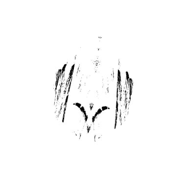  beyaz arkaplanda mürekkep fırçası darbesi