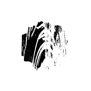  beyaz arkaplanda mürekkep fırçası darbesi