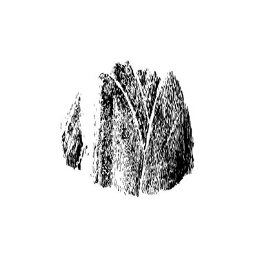  beyaz arkaplanda mürekkep fırçası darbesi