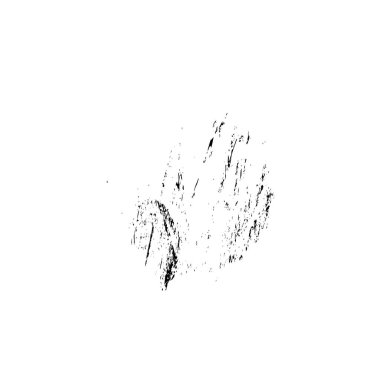 beyaz arkaplanda siyah grafik fırça darbesi