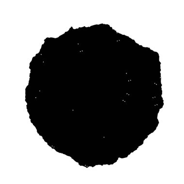 beyaz arkaplanda siyah grafik fırça darbesi