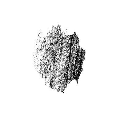 beyaz arkaplanda siyah grafik fırça darbesi