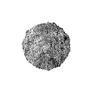 Beyaz arkaplanda soyut siyah fırça darbesi