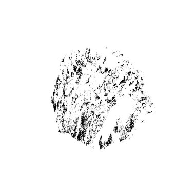 Beyaz arkaplanda soyut siyah fırça darbesi