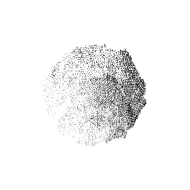 beyaz arkaplanda siyah mürekkep fırçası darbeleri