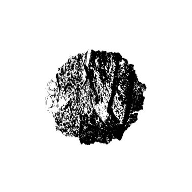 beyaz arkaplanda siyah mürekkep fırçası darbeleri