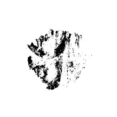 beyaz arkaplanda siyah mürekkep fırçası darbeleri