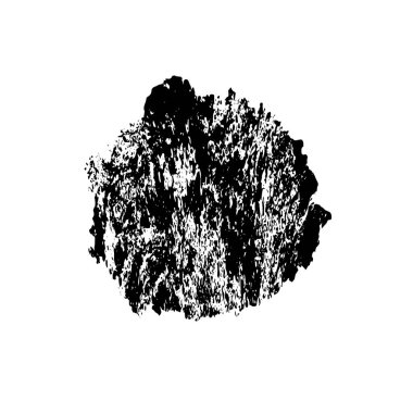 beyaz arkaplanda siyah mürekkep fırçası darbeleri