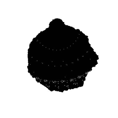 beyaz arkaplanda siyah mürekkep fırçası darbeleri