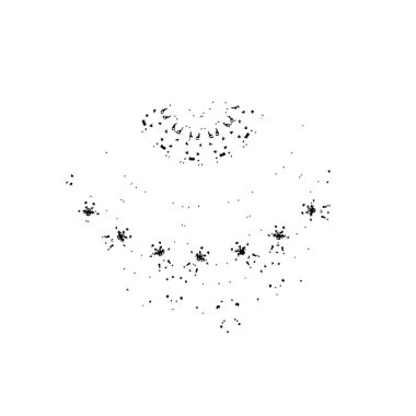 vektör siyah ve beyaz grunge arkaplan. tek renkli fırça darbesi