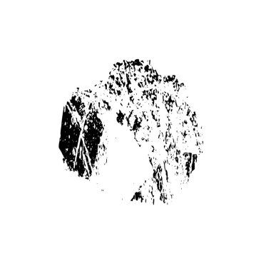 vektör siyah ve beyaz grunge arkaplan. tek renkli fırça darbesi