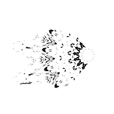 vektör siyah ve beyaz grunge arkaplan. tek renkli fırça darbesi