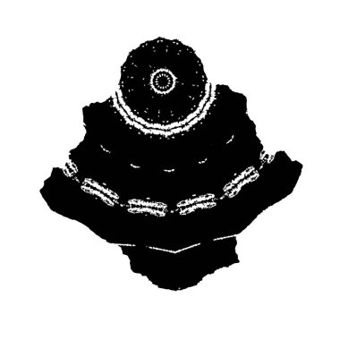 vektör siyah ve beyaz grunge arkaplan. tek renkli fırça darbesi