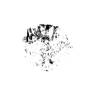 vektör siyah ve beyaz grunge arkaplan. tek renkli fırça darbesi