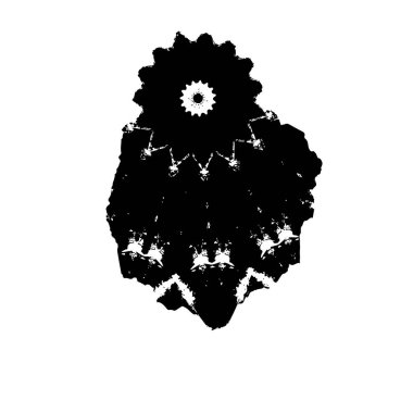 vektör siyah ve beyaz grunge arkaplan. tek renkli fırça darbesi