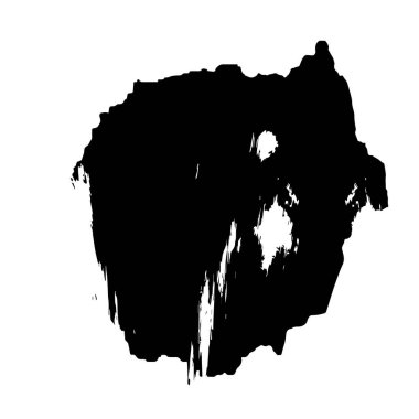 vektör siyah ve beyaz grunge arkaplan. tek renkli fırça darbesi