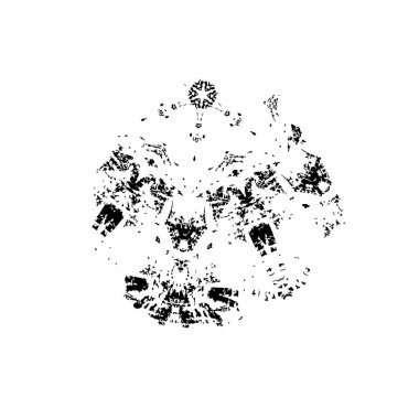 vektör siyah ve beyaz grunge arkaplan. tek renkli fırça darbesi