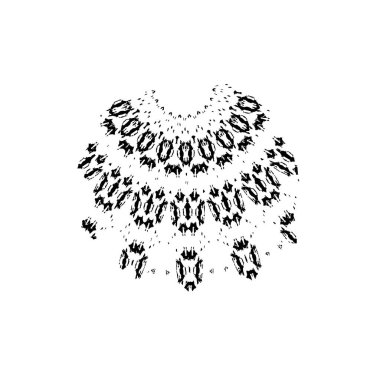 vektör siyah ve beyaz grunge arkaplan. tek renkli fırça darbesi