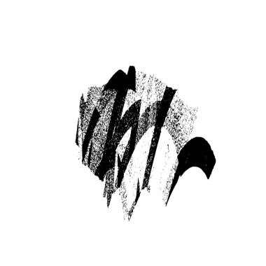 vektör siyah ve beyaz grunge arkaplan. tek renkli fırça darbesi