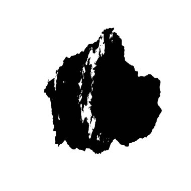 Beyaz arkaplanda soyut grunge baskısı, vektör illüstrasyonu