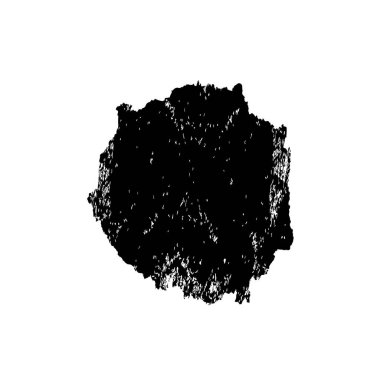 Beyaz arkaplanda siyah leke, vektör illüstrasyonu