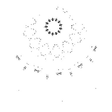 Beyaz arkaplanda siyah leke, vektör illüstrasyonu